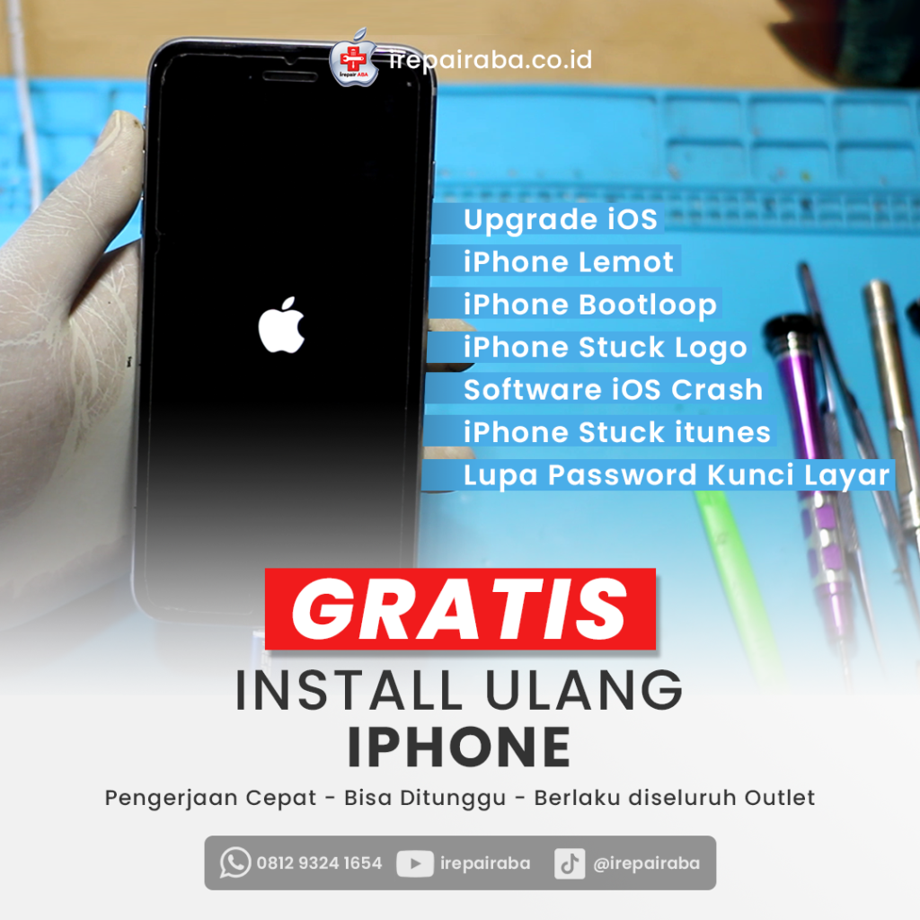 bebas biaya install ulang iphone