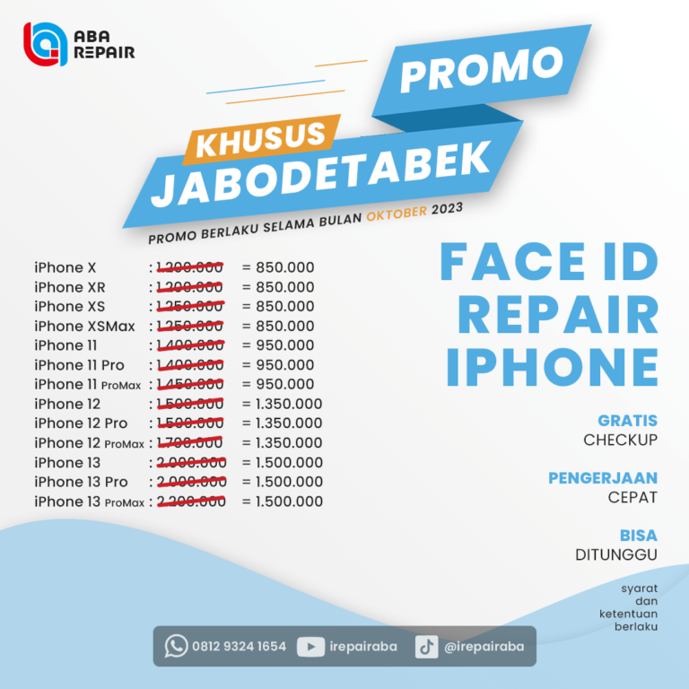 FACE ID REPAIR PROMO OKTOBER 2023