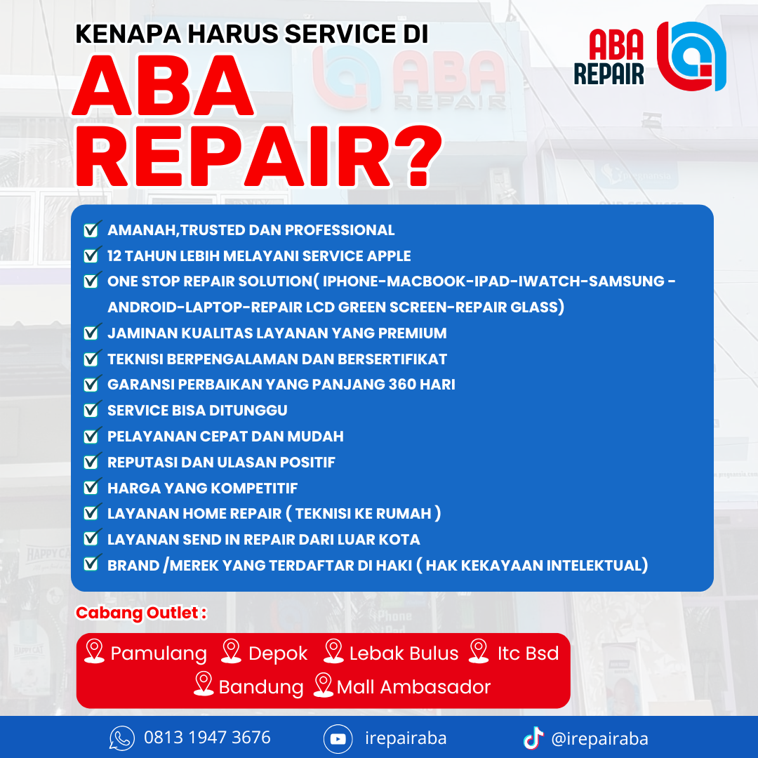 ABA REPAIR - SERVICE CPU IPHONE HARGA TERJANGKAU DAN BERGARANSI